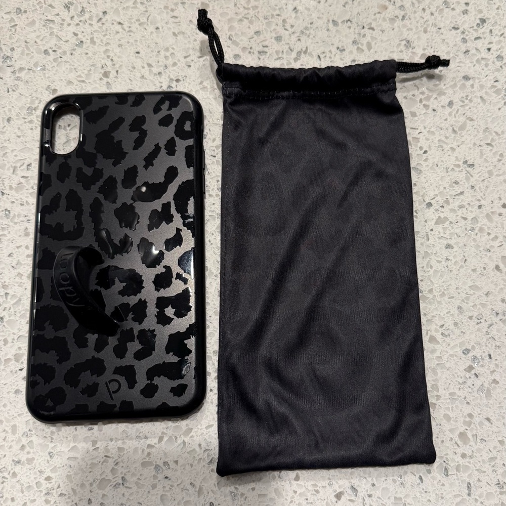 Loopy Original - iPhone Xs Max - Midnight Leopard / Matte & Gloss / Righty - Picture 2 of 3